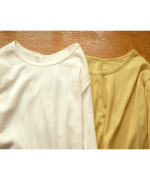 スフレランダムテレコ　クルーネック長袖