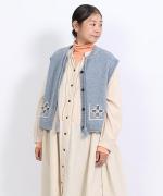 スフレランダムテレコ　タートルネック長袖