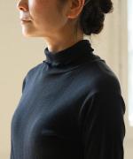 スフレランダムテレコ　タートルネック長袖