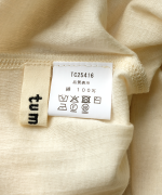 スフレランダムテレコ　タートルネック長袖