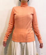 スフレランダムテレコ　タートルネック長袖