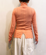 スフレランダムテレコ　タートルネック長袖