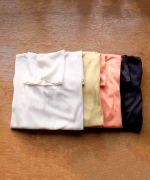 スフレランダムテレコ　タートルネック長袖