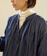 スフレランダムテレコ　タートルネック長袖