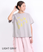 ラフィ天竺　プリントT(The SLOW DAYS)