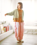 ラフィ天竺　プリントT(The SLOW DAYS)