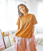 ラフィ天竺　プリントT(The SLOW DAYS)