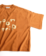 ラフィ天竺　プリントT(go on a trip)