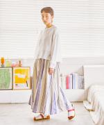 ベーシック天竺×シアーツイル　プルオーバー