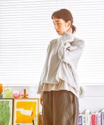 ベーシック天竺×シアーツイル　プルオーバー