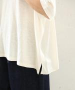 C/Lフィール天竺×ハンドワッシャーローン　ポロシャツ