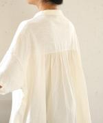 C/Lフィール天竺×ハンドワッシャーローン　ポロシャツ