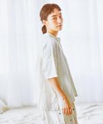 C/Lフィール天竺×ハンドワッシャーローン　ポロシャツ