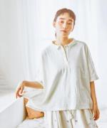 C/Lフィール天竺×ハンドワッシャーローン　ポロシャツ