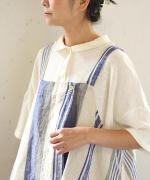 C/Lフィール天竺×ハンドワッシャーローン　ポロシャツ