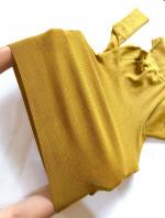 コットンリブニット　タートルネック