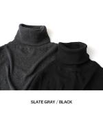 コットンリブニット　タートルネック