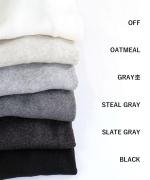 コットンリブニット　タートルネック