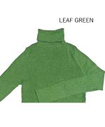 コットンリブニット　タートルネック