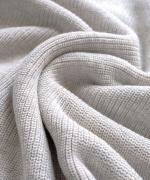 ランダムリブニット　フリルハイネック