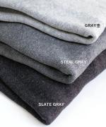 コットンリブニット　ハイネック長袖