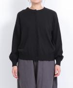 コットンリブニット　カーディガン