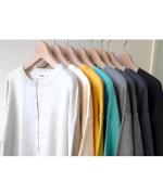 コットンリブニット　カーディガン