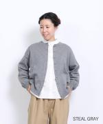 コットンリブニット　カーディガン