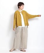 ランダムリブニット　カーディガン