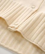 ランダムリブニット　カーディガン