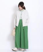 ランダムリブニット　カーディガン