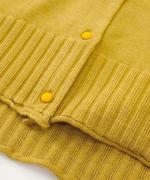 コットンリブニット　カーディガン