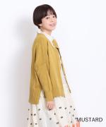 コットンリブニット　カーディガン