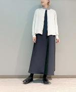 コットンリブニット　カーディガン