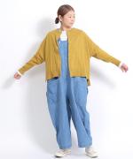 コットンリブニット　カーディガン