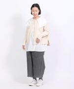 コットンリブニット　カーディガン