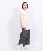 コットンリブニット　カーディガン