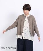 コットンリブニット　カーディガン