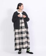 コットンリブニット　カーディガン