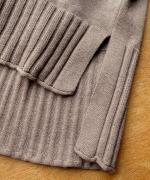 コットンリブニット　カーディガン