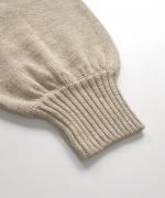 コットンウールニット　ハイネックプルオーバー