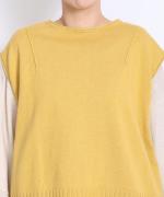 ランダムリブニット　2wayベスト