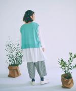 ランダムリブニット　2wayベスト