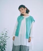 ランダムリブニット　2wayベスト