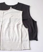 ランダムリブニット　2wayベスト