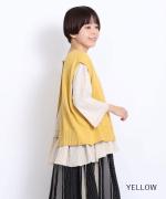 ランダムリブニット　2wayベスト