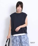 ランダムリブニット　2wayベスト