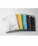 コットンリブニット　ロゴ刺繍プルオーバー