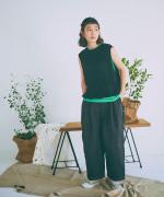 コットンコードニット　2wayベスト