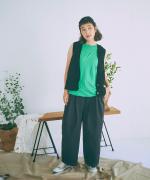 コットンコードニット　2wayベスト